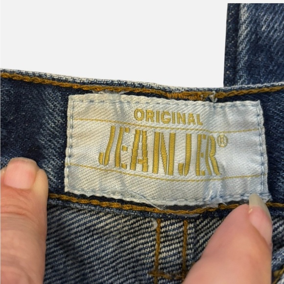 VTG 90s JeanJer High Rise Mom Jeans Tapered Leg Retro Grunge 9/10 - Picture 5 of 8